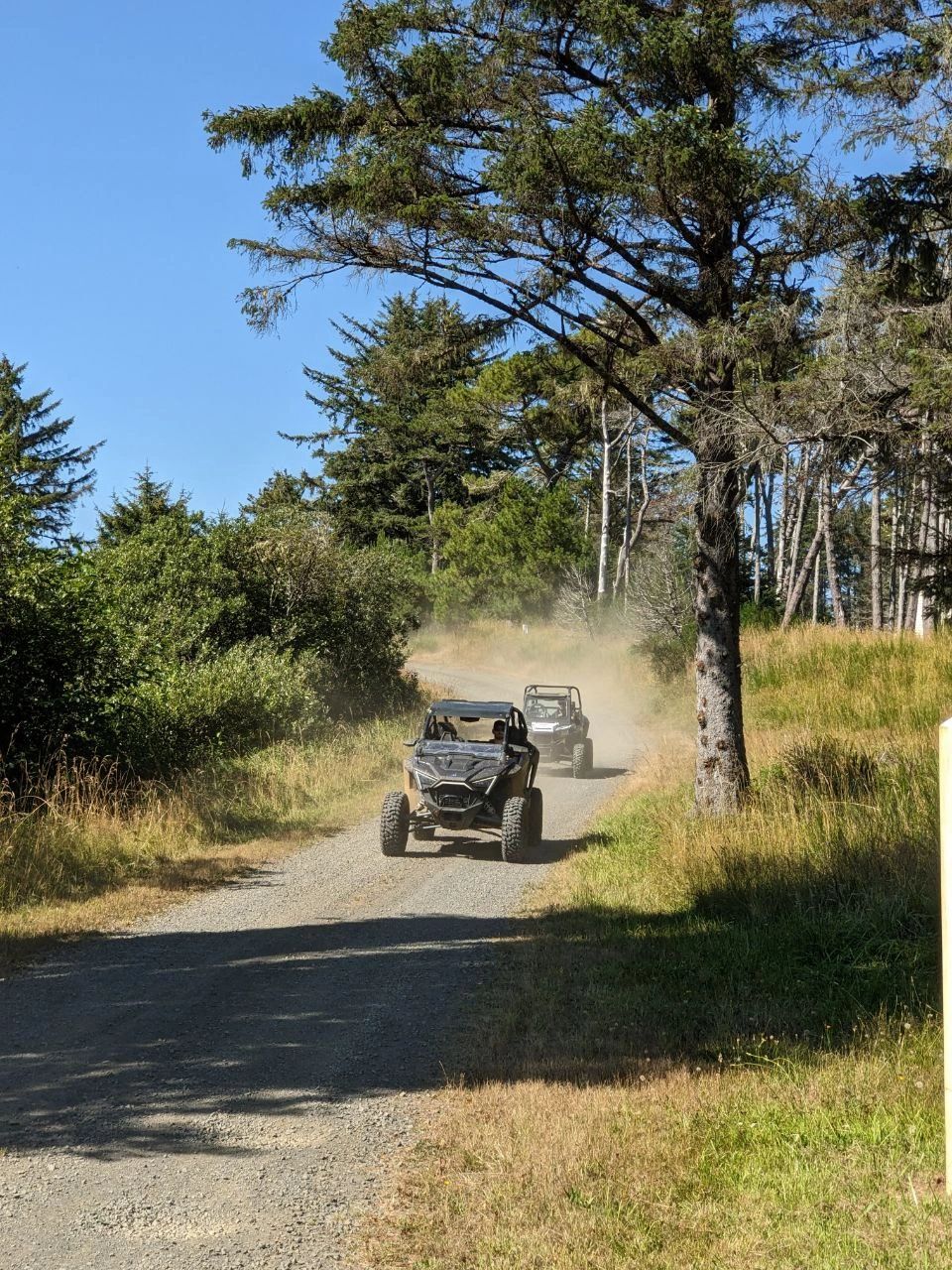 ATV training dirt road